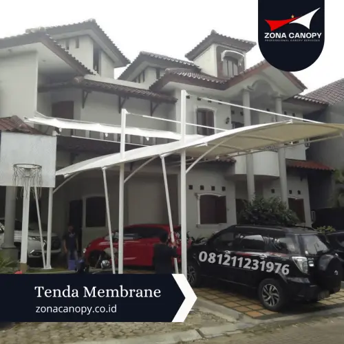 Canoppy Membrane Carport jakarta timur