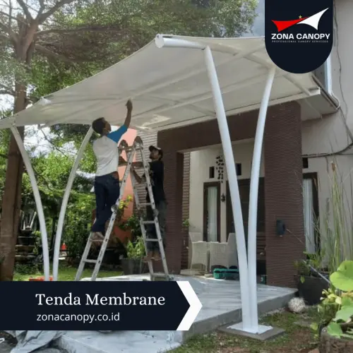 Canoppy Membrane Teras Rumah jakarta timur